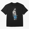 Abstract Football Player Celebration Artwork For Men And Gift For Soccer Fans Oversized T-Shirt Represent FIFA World Cup 2026 USA Canada Mexico for Fans of Haaland and Argentina, Bringing Fan Favorite Moments, National Team Passion, Big Match Drama