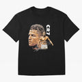 Retro Football Legend Poster Illustration For Men And Gift For Soccer Fans Oversized T-Shirt Show Your Tournament Heart for FIFA World Cup 2026 Group Stage for Fans of Mbappe and Neymar and Argentina, Bringing Fan Favorite Moments, National Team