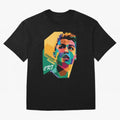 CR7 Pop Art Cristiano Ronaldo Design For Football Fans Gift For Soccer Lovers Oversized T-Shirt Celebrate Football Dreams Across FIFA World Cup 2026 Group Stage Featuring Haaland and Mbappe, Argentina, France and Brazil Energy, Soccer Culture,