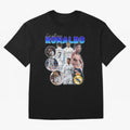 CR7 Real Madrid Poster ¨C For Football Fans and Gift For Ronaldo Supporters Oversized T-Shirt Experience the Global Stage of Global Football Passion for FIFA World Cup 2026 USA Canada Mexico, Capturing Neymar, Haaland and Cristiano Ronaldo,