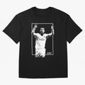 Cristiano Ronaldo CR7 in Black and White Design Oversized T-Shirt Join Match Day Hype around FIFA World Cup 2026, Haaland and Mbappe, England, Championship Spirit, Famous Goals, Roaring Crowds and International Football Unity; Built for Supporters