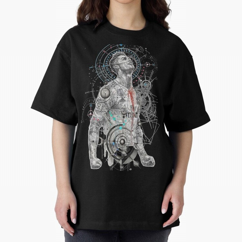 Cristiano Ronaldo Football Playmaker Oversized T-Shirt Show Championship Spirit for Global Football Passion for FIFA World Cup 2026, Built around Messi, France and Portugal, Champion Mindset, Group Stage Buzz, Knockout Tension and Passionate Fan