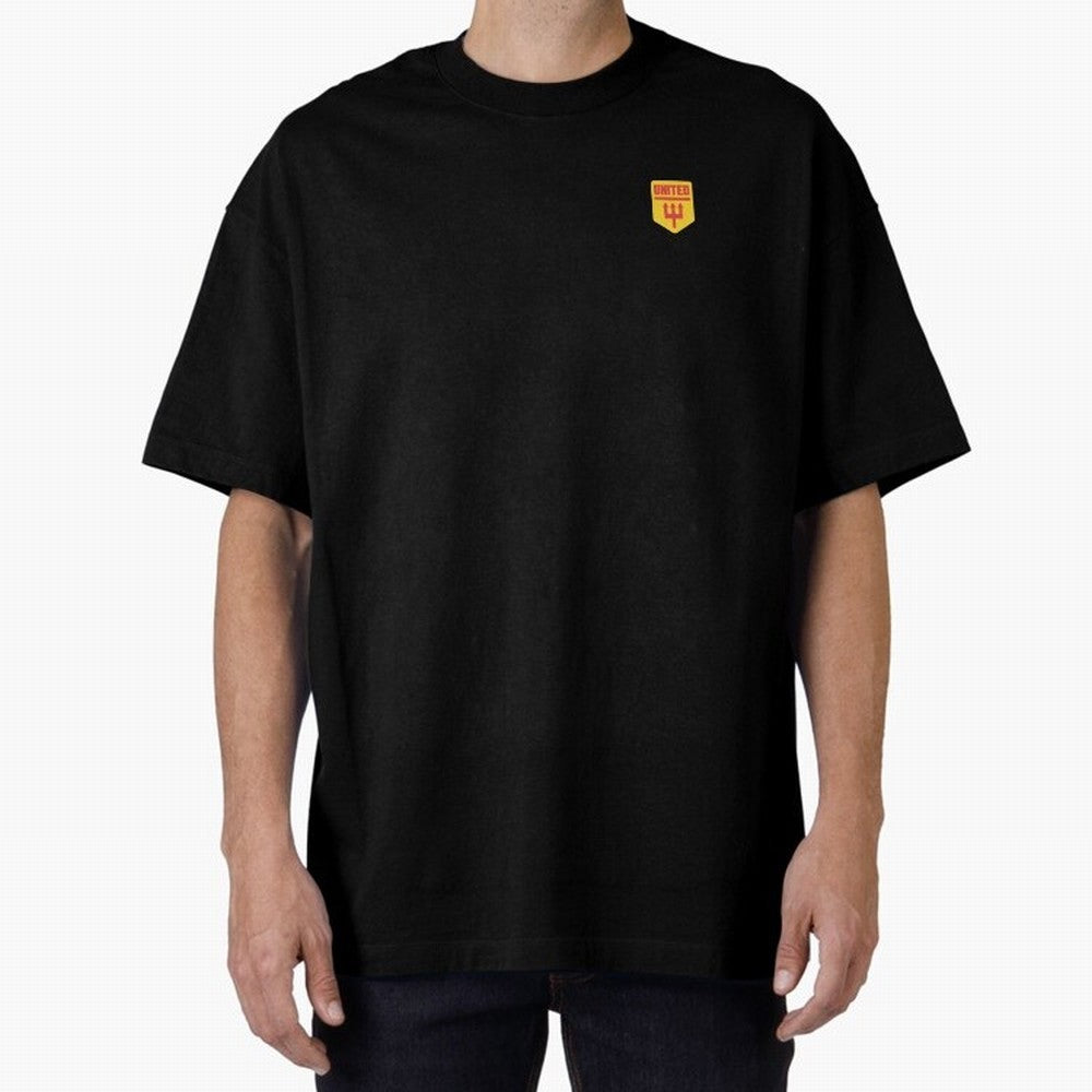 Manchester United Badge Oversized T-Shirt Show Your Love for Global Football Passion for FIFA World Cup 2026 Group Stage, Made for Cristiano Ronaldo, France and Portugal, Soccer Culture, Superstar Moments, National Team Dreams and Competitive Fire;