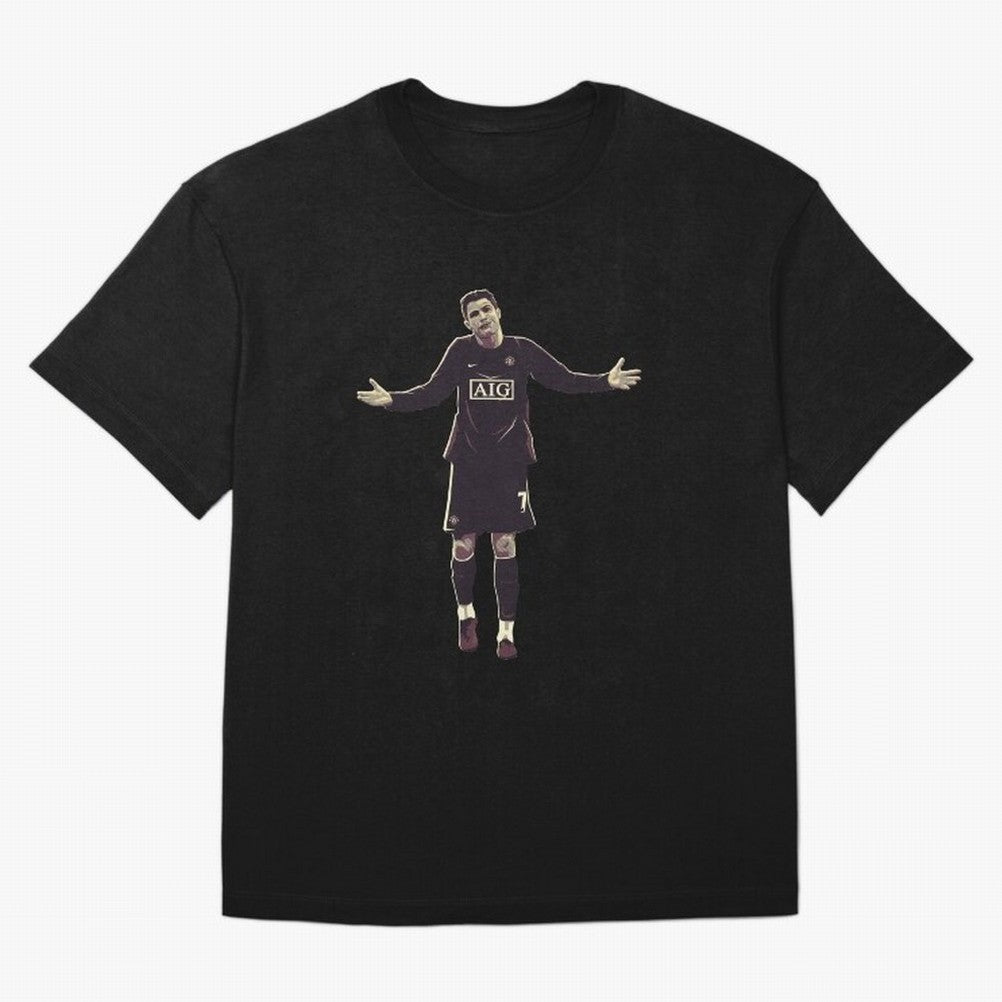 Cristiano Ronaldo Oversized T-Shirt Celebrate Unforgettable Nights in Global Football Passion for FIFA World Cup 2026 Group Stage, Filled with CR7, Spain, Stadium Chants, National Pride, Trophy Dreams and Unforgettable Football Memories; Built for