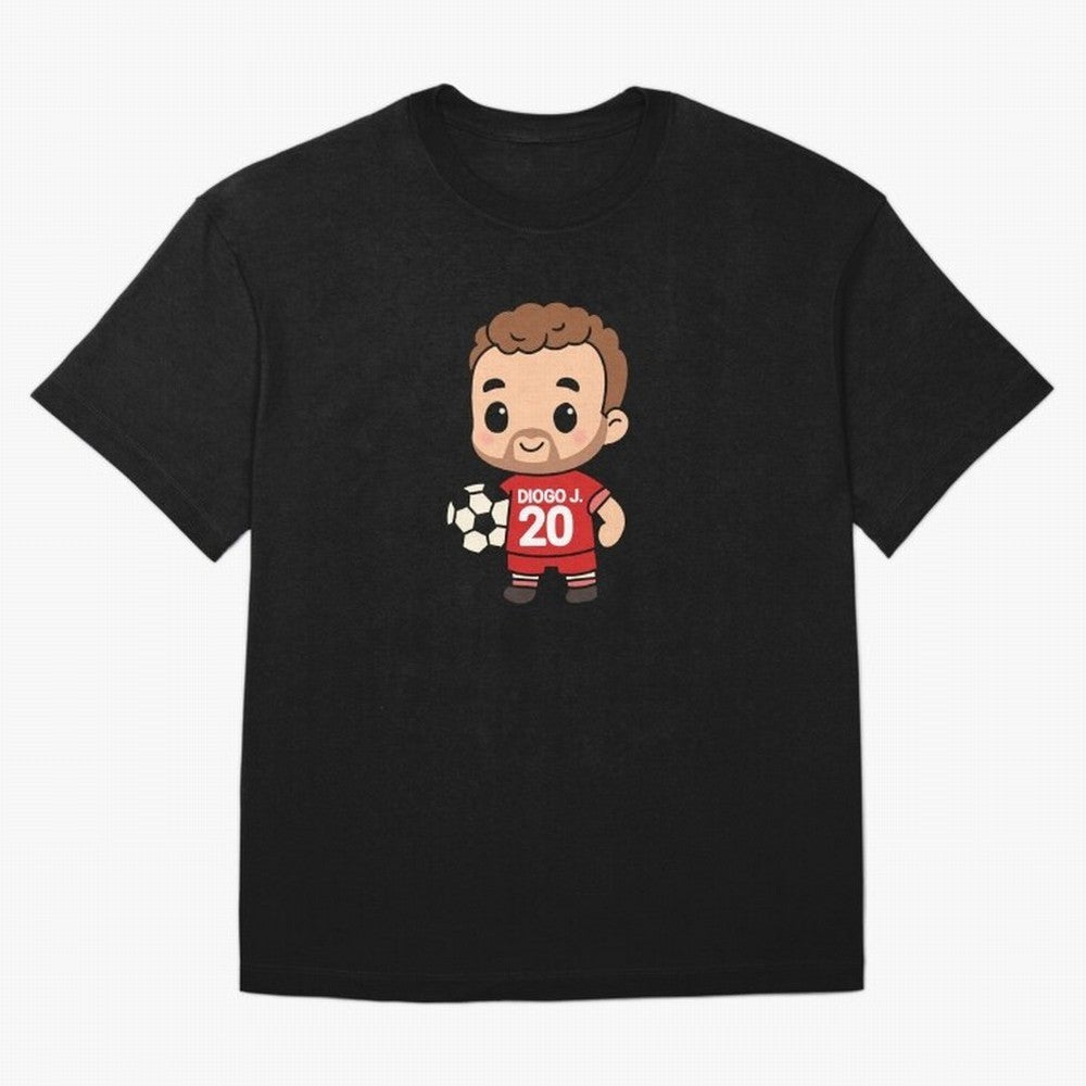 Diogo Jota jersey | manga | cute kawaii | by Nooby Draw Oversized T-Shirt Make Every Match About Match Day Hype around FIFA World Cup 2026 USA Canada Mexico, Cristiano Ronaldo, Portugal, Spain and Germany, Soccer Culture, Superstar Moments,