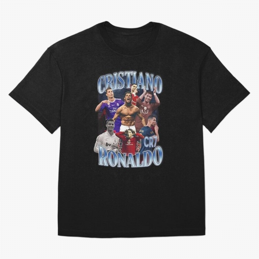 CR7 Oversized T-Shirt Elevate Match Day Hype around FIFA World Cup 2026 Group Stage, Haaland, Argentina and Brazil, Stadium Memories, Football Loyalty, International Chants and Championship Tradition; Great for Watch Parties, Sports Bars, Family