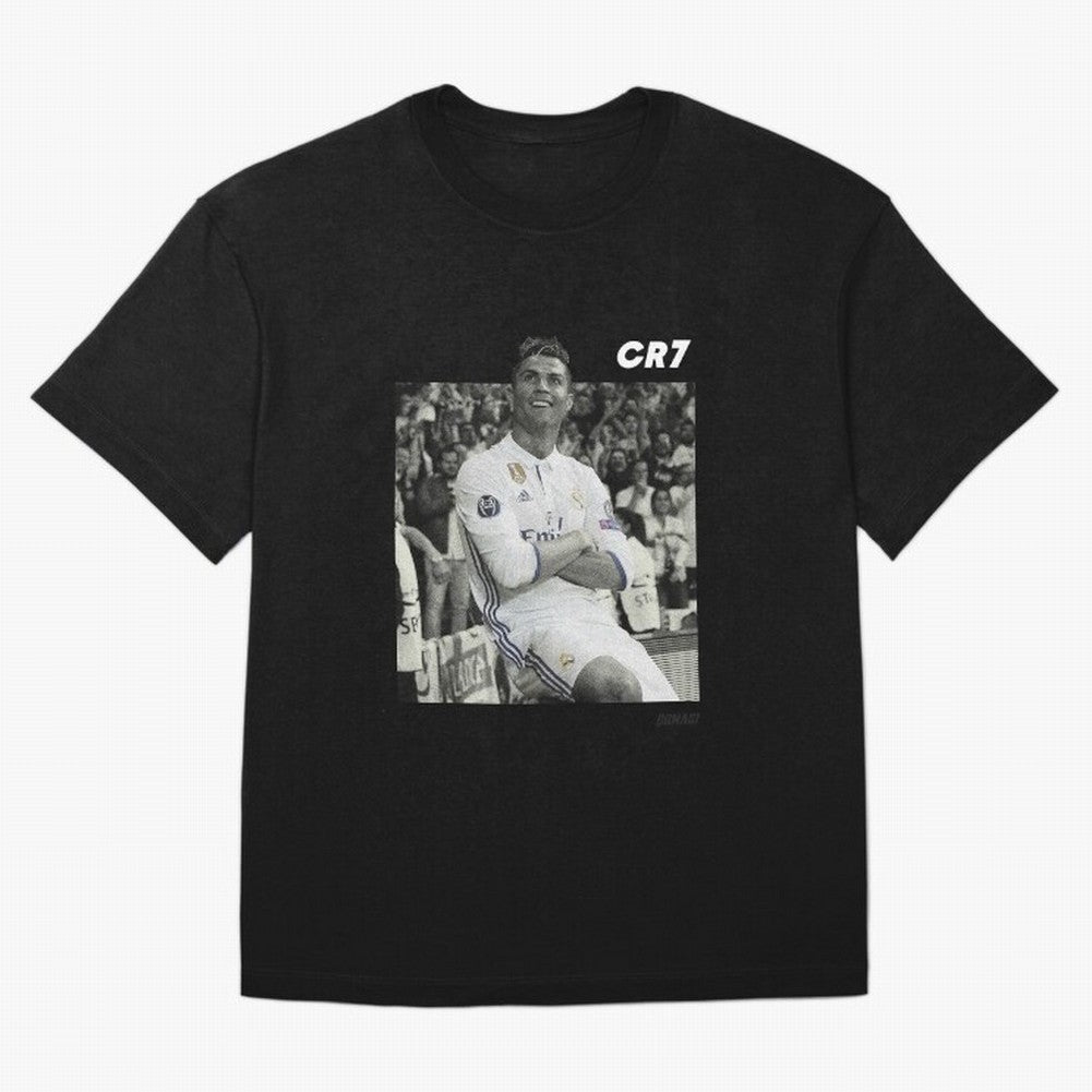 Cristiano Ronaldo | MR. CHAMPIONS LEAGUE Oversized T-Shirt Step into Global Football Passion for FIFA World Cup 2026 Group Stage, Built around Mbappe and Neymar, Argentina and Brazil, Goal Celebration Energy, Supporter Heritage, Football Icons and