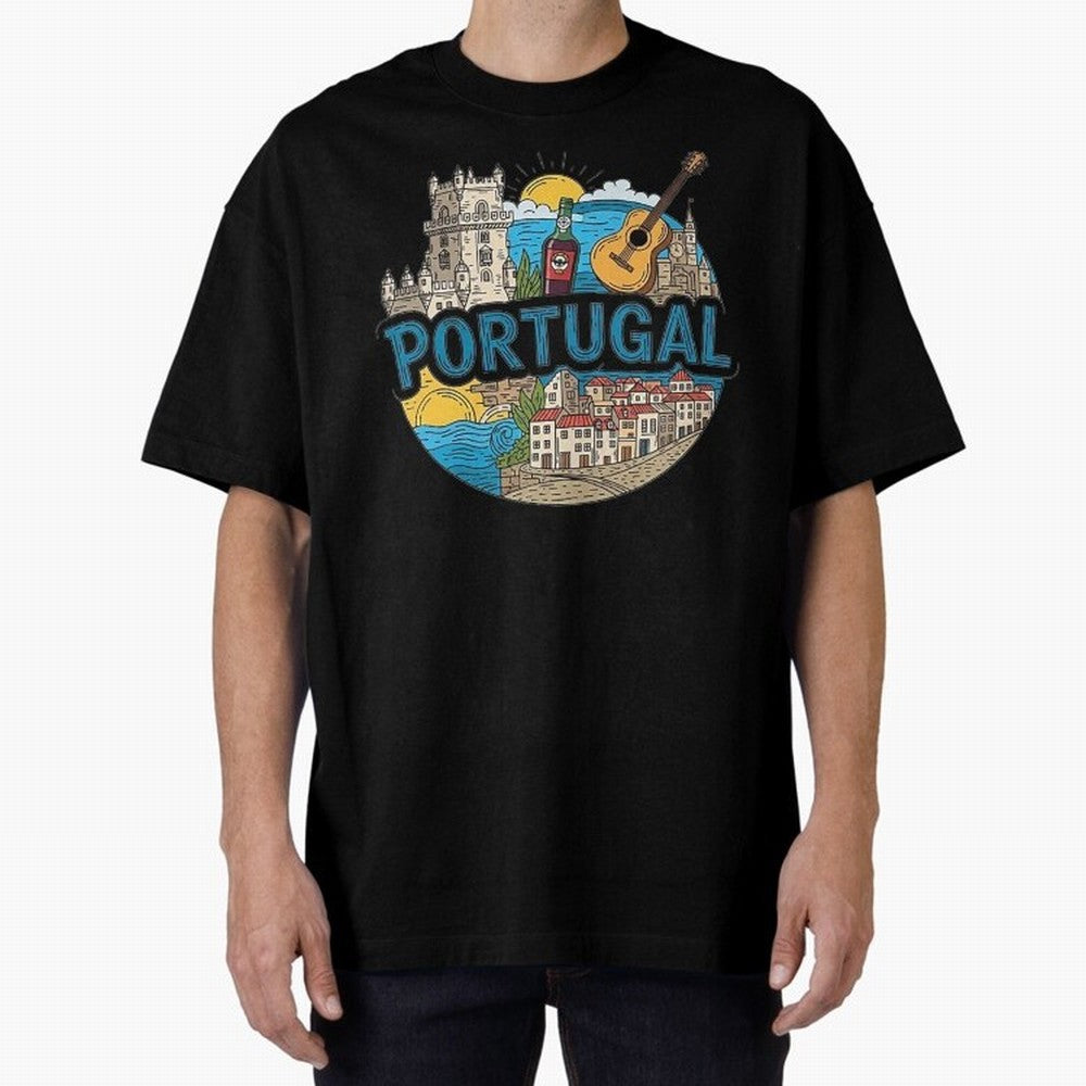 PORTUGAL Oversized T-Shirt Share FIFA World Cup 2026 Spirit, Featuring Argentina, France and Brazil, Neymar, Stadium Memories, Football Loyalty, International Chants and Championship Tradition; Great for Supporters Who Love Legendary Players,