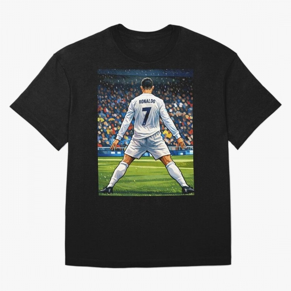 CR7 Oversized T-Shirt Make Memories around Global Football Passion for FIFA World Cup 2026 Group Stage, Connected to CR7 and Messi, France, Football Passion, Legendary Performances, Festival Vibes and Supporter Community; Perfect for Supporters Who