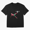 GOAT in Motion: Ronaldo's Iconic Bicycle Kick Oversized T-Shirt Represent FIFA World Cup 2026 USA Canada Mexico Spirit, with Portugal, Messi, Football Passion, Legendary Performances, Festival Vibes and Supporter Community; Perfect for Fans,
