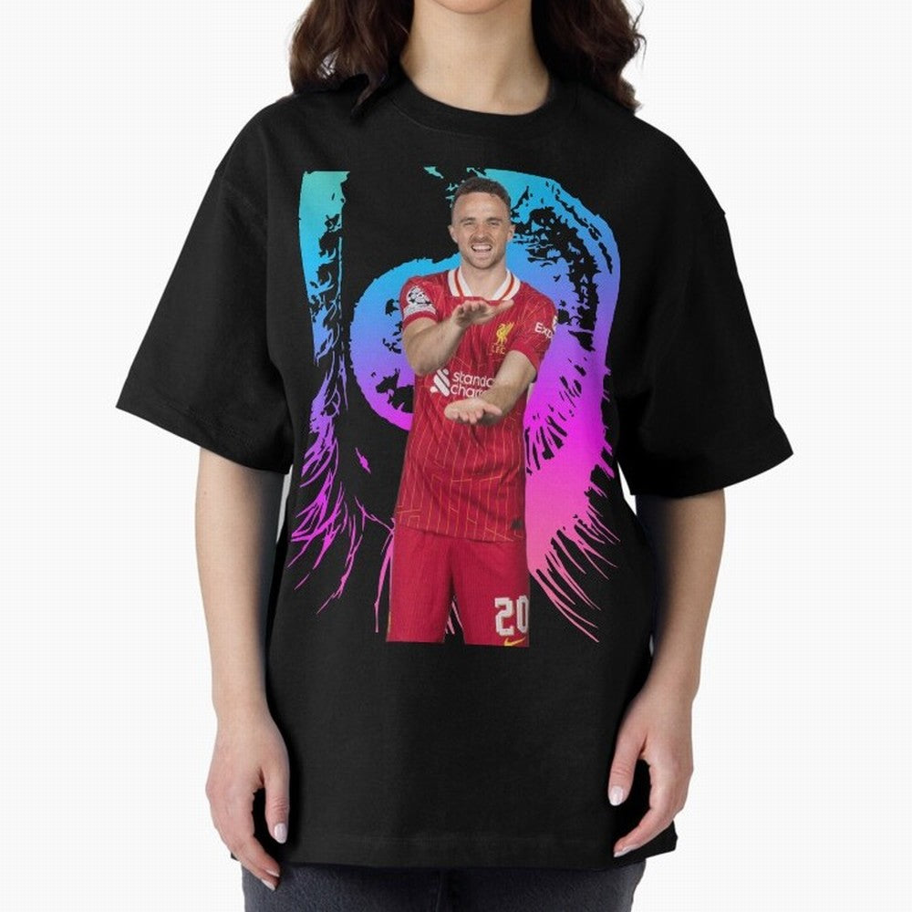 Diogo Jota Oversized T-Shirt Enjoy the Biggest Football Party of the FIFA World Cup 2026 Journey through CR7 Highlights, England Pride, Stadium Chants, National Pride, Trophy Dreams and Unforgettable Football Memories; Ideal for Passionate Fans Who