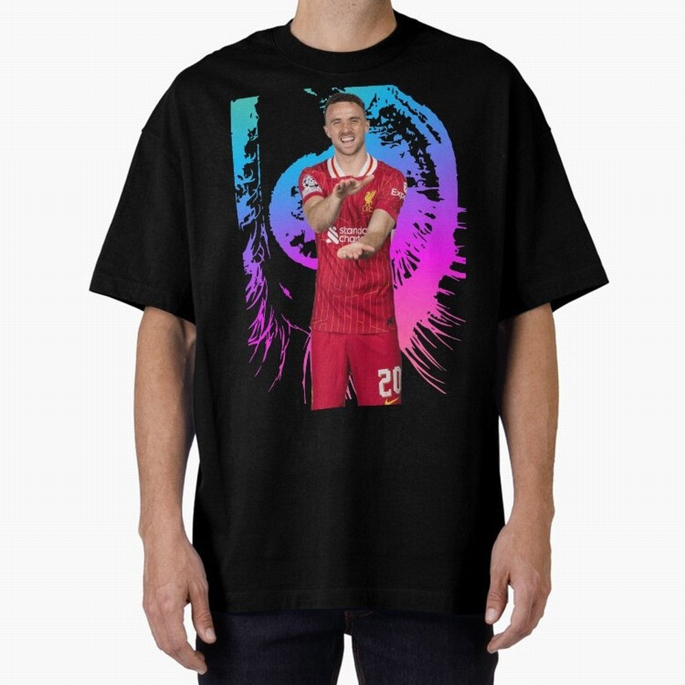 Diogo Jota Oversized T-Shirt Enjoy the Biggest Football Party of the FIFA World Cup 2026 Journey through CR7 Highlights, England Pride, Stadium Chants, National Pride, Trophy Dreams and Unforgettable Football Memories; Ideal for Passionate Fans Who