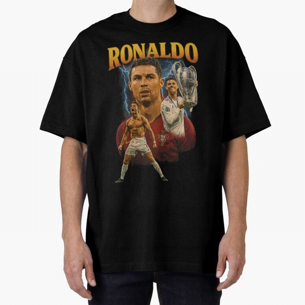 Cristiano Ronaldo CR7 Retro clothing | Vintage Football Legend Oversized T-Shirt Live for the Drama of the FIFA World Cup 2026 Journey through Messi, CR7 and Mbappe Highlights, Netherlands Pride, Tournament Hype, Historic Matchups, Family Viewing