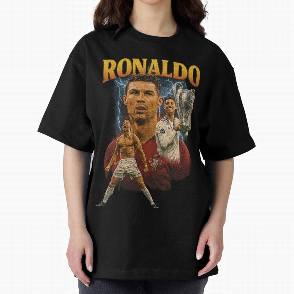 Cristiano Ronaldo CR7 Retro clothing | Vintage Football Legend Oversized T-Shirt Live for the Drama of the FIFA World Cup 2026 Journey through Messi, CR7 and Mbappe Highlights, Netherlands Pride, Tournament Hype, Historic Matchups, Family Viewing