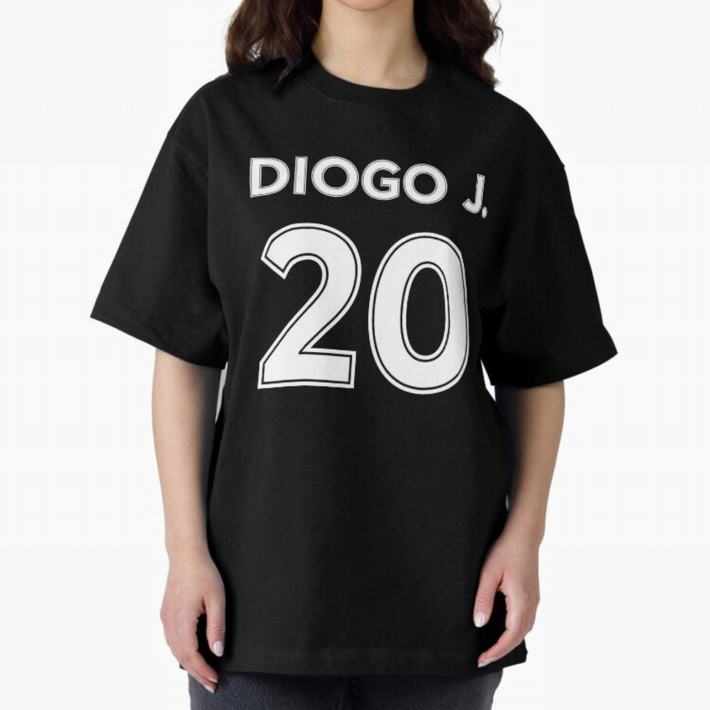 Diogo Jota number 20 Oversized T-Shirt Follow the Road to Global Football Passion for FIFA World Cup 2026 Group Stage, Centered on Cristiano Ronaldo, Haaland and CR7, Portugal, Game Day Rituals, Football Legends, Country Pride and the Road to the