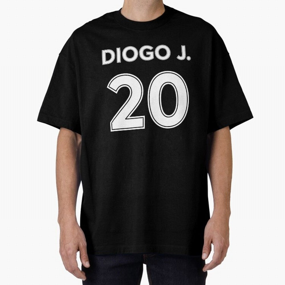 Diogo Jota number 20 Oversized T-Shirt Follow the Road to Global Football Passion for FIFA World Cup 2026 Group Stage, Centered on Cristiano Ronaldo, Haaland and CR7, Portugal, Game Day Rituals, Football Legends, Country Pride and the Road to the