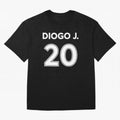 Diogo Jota number 20 Oversized T-Shirt Follow the Road to Global Football Passion for FIFA World Cup 2026 Group Stage, Centered on Cristiano Ronaldo, Haaland and CR7, Portugal, Game Day Rituals, Football Legends, Country Pride and the Road to the