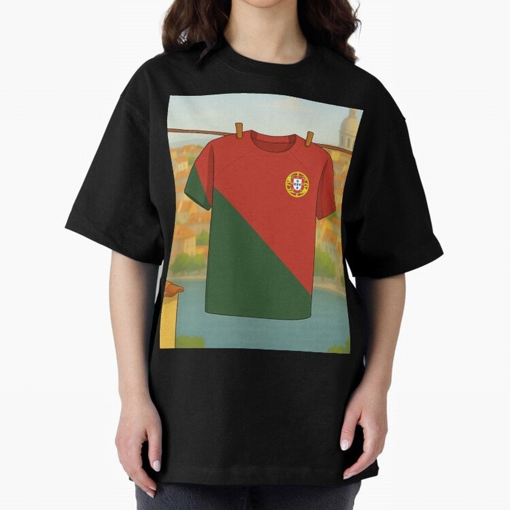 Our Love for Portugal Will never fade Oversized T-Shirt Treasure Global Football Passion for FIFA World Cup 2026 USA Canada Mexico, Inspired by Mbappe, Argentina, Stadium Chants, National Pride, Trophy Dreams and Unforgettable Football Memories;