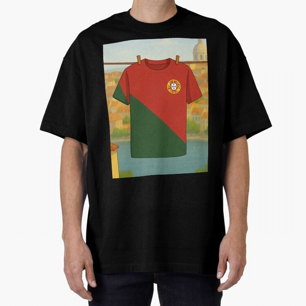 Our Love for Portugal Will never fade Oversized T-Shirt Treasure Global Football Passion for FIFA World Cup 2026 USA Canada Mexico, Inspired by Mbappe, Argentina, Stadium Chants, National Pride, Trophy Dreams and Unforgettable Football Memories;