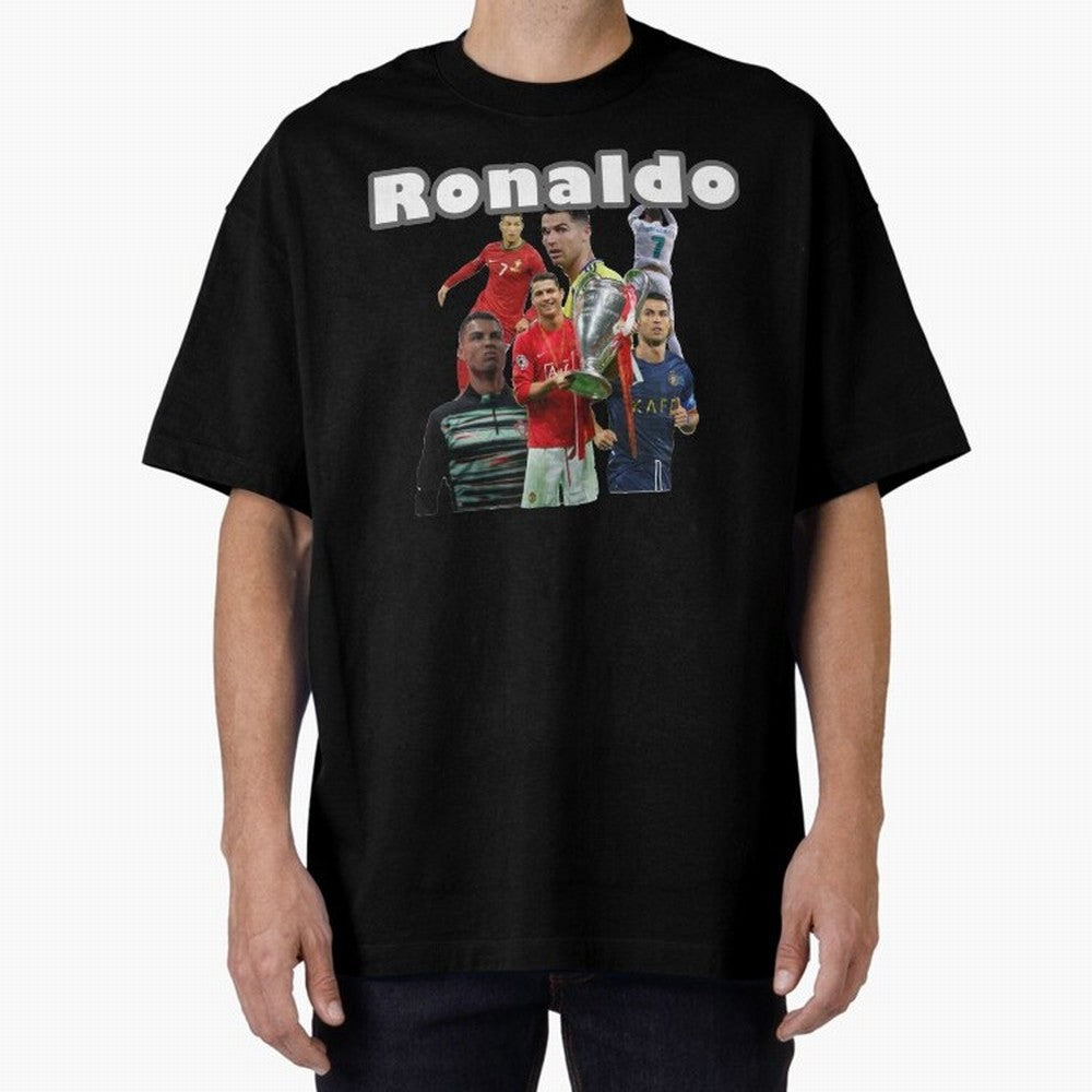 Cristiano Ronaldo Oversized T-Shirt Carry the FIFA World Cup 2026 Group Stage Journey through Mbappe and Neymar Highlights, France Pride, Champion Mindset, Group Stage Buzz, Knockout Tension and Passionate Fan Culture; Perfect for Fans, Collectors,