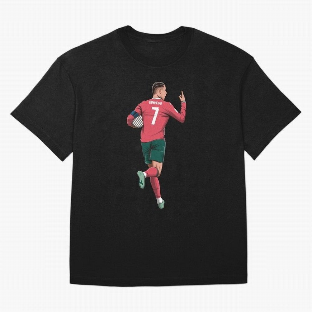 Cristiano Ronaldo Oversized T-Shirt Turn Every Weekend Toward FIFA World Cup 2026 Spirit, Capturing France and Portugal, Haaland, Soccer Culture, Superstar Moments, National Team Dreams and Competitive Fire; Made for Die Hard Supporters, Soccer