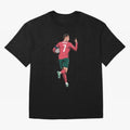 Cristiano Ronaldo Oversized T-Shirt Turn Every Weekend Toward FIFA World Cup 2026 Spirit, Capturing France and Portugal, Haaland, Soccer Culture, Superstar Moments, National Team Dreams and Competitive Fire; Made for Die Hard Supporters, Soccer