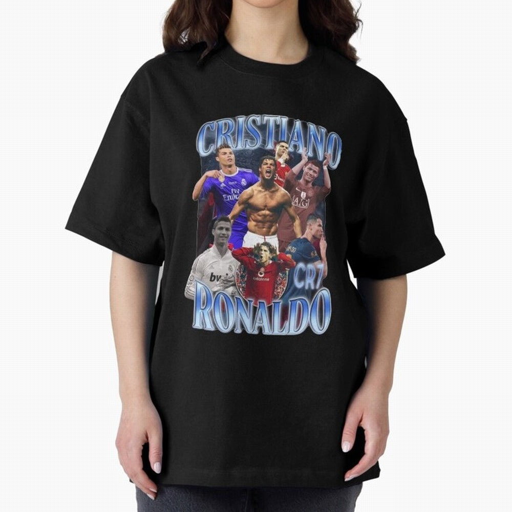 Cristiano Ronaldo GOAT Oversized T-Shirt Bring World Football Passion into the FIFA World Cup 2026 USA Canada Mexico Journey through CR7 Highlights, England Pride, Champion Mindset, Group Stage Buzz, Knockout Tension and Passionate Fan Culture;