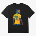 Vini Jr. Oversized T-Shirt Support Iconic Players in Global Football Passion for FIFA World Cup 2026 Group Stage, Inspired by CR7, Germany, Match Day Excitement, Supporter Culture, Golden Goals and Global Football Passion; Made for Die Hard