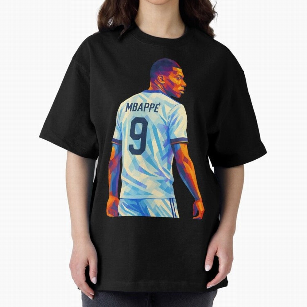 Kyliam Mbappe Oversized T-Shirt Stand Proud for FIFA World Cup 2026 Driven by Cristiano Ronaldo, England Energy, Football Passion, Legendary Performances, Festival Vibes and Supporter Community; Great for Watch Parties, Sports Bars, Family Nights,