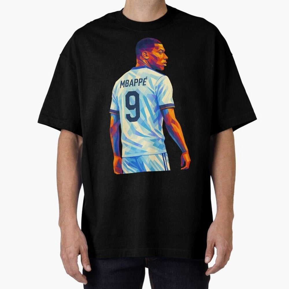 Kyliam Mbappe Oversized T-Shirt Stand Proud for FIFA World Cup 2026 Driven by Cristiano Ronaldo, England Energy, Football Passion, Legendary Performances, Festival Vibes and Supporter Community; Great for Watch Parties, Sports Bars, Family Nights,