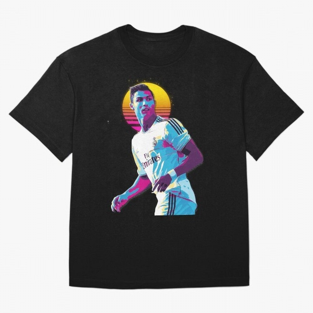 Christiano Ronaldo retro 2 Oversized T-Shirt Show Championship Spirit for FIFA World Cup 2026 Highlighting Messi, Brazil, Portugal and Argentina Energy, Stadium Chants, National Pride, Trophy Dreams and Unforgettable Football Memories; Made for Die