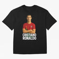 Cristiano Ronaldo Oversized T-Shirt Bring Legendary Rivalry Energy to FIFA World Cup 2026 USA Canada Mexico Spirit, Connected to France, Haaland and Mbappe, Match Day Excitement, Supporter Culture, Golden Goals and Global Football Passion; Made for