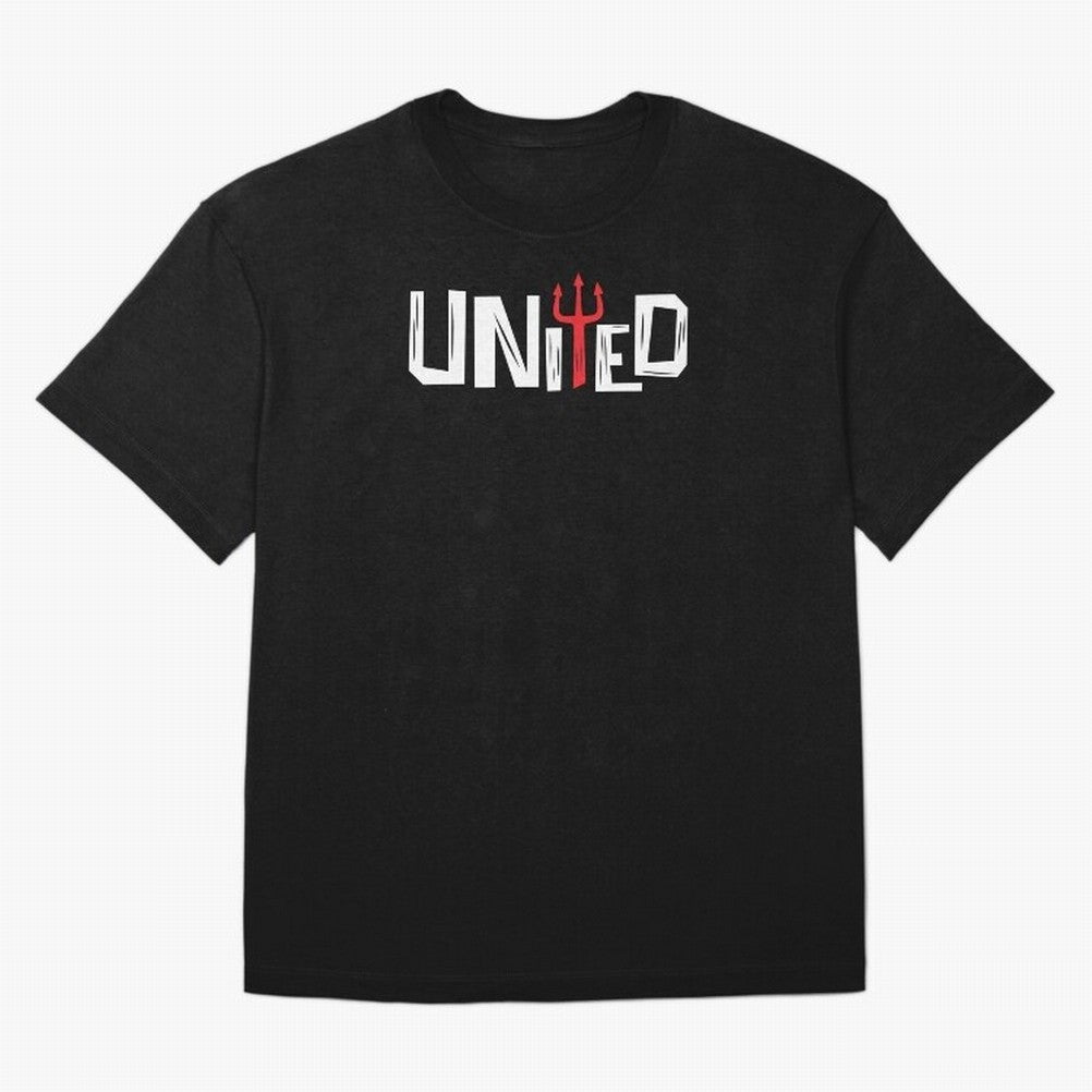 Manchester United - United Typography Oversized T-Shirt Celebrate Classic Football Spirit in FIFA World Cup 2026 Built around Cristiano Ronaldo, Argentina and Brazil Energy, Vintage Soccer Flavor, Modern Football Stars, National Flags and Final