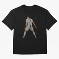Cristiano Ronaldo Iconic Celebration Oversized T-Shirt Feel the Roar of FIFA World Cup 2026 Spirit, Highlighting England and Germany, Cristiano Ronaldo, Haaland and CR7, Football History, Final Match Energy, Crowd Noise and Once in a Lifetime