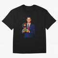 Cristiano Ronaldo Wpap Art Oversized T-Shirt Share Match Day Hype around FIFA World Cup 2026, CR7, Portugal, Vintage Soccer Flavor, Modern Football Stars, National Flags and Final Night Emotion; Ideal for Fans Who Follow Messi, Cristiano Ronaldo,