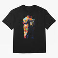 Cristiano Ronaldo & Neymar JR Wpap Art Oversized T-Shirt Celebrate Supporters United by Match Day Hype around FIFA World Cup 2026, Messi, Neymar and Mbappe, Spain and Netherlands, Retro Football Energy, Iconic Rivalries, Trophy Chase Drama and