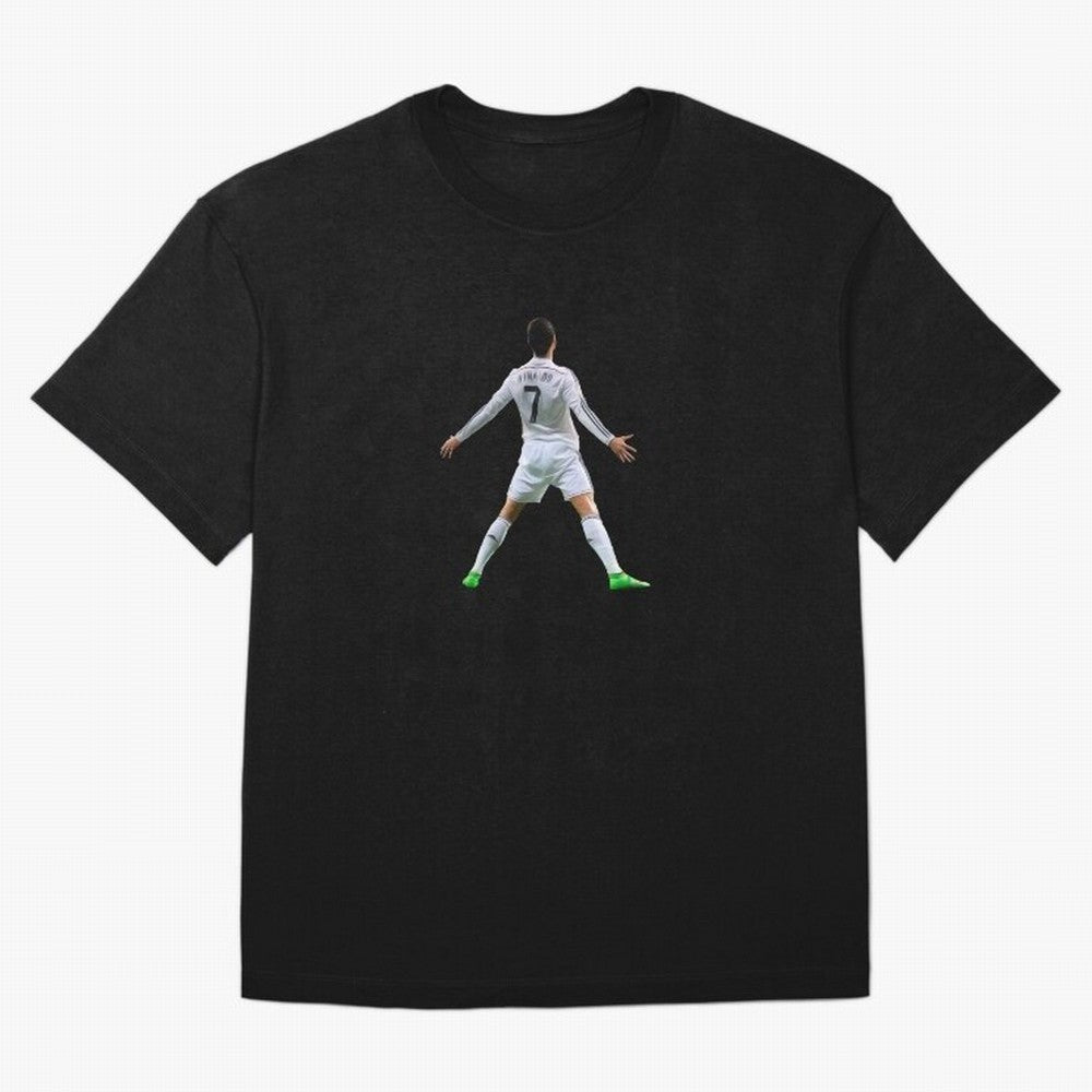 DESIGN CRISTIANO RONALDO CR7 STICKER Oversized T-Shirt Show Up for the Glory of Match Day Hype around FIFA World Cup 2026, Haaland and Mbappe, Brazil, Fan Favorite Moments, National Team Passion, Big Match Drama and Soccer History; Created for