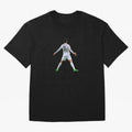 DESIGN CRISTIANO RONALDO CR7 STICKER Oversized T-Shirt Show Up for the Glory of Match Day Hype around FIFA World Cup 2026, Haaland and Mbappe, Brazil, Fan Favorite Moments, National Team Passion, Big Match Drama and Soccer History; Created for