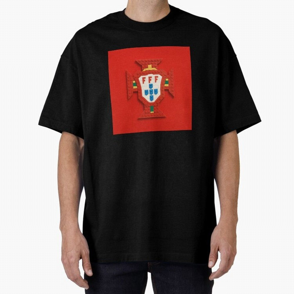 Portugal Blocks Oversized T-Shirt Refresh FIFA World Cup 2026 Group Stage Made for Neymar, England, France and Netherlands Energy, Football History, Final Match Energy, Crowd Noise and Once in a Lifetime Moments; Ideal for Passionate Fans Who Love