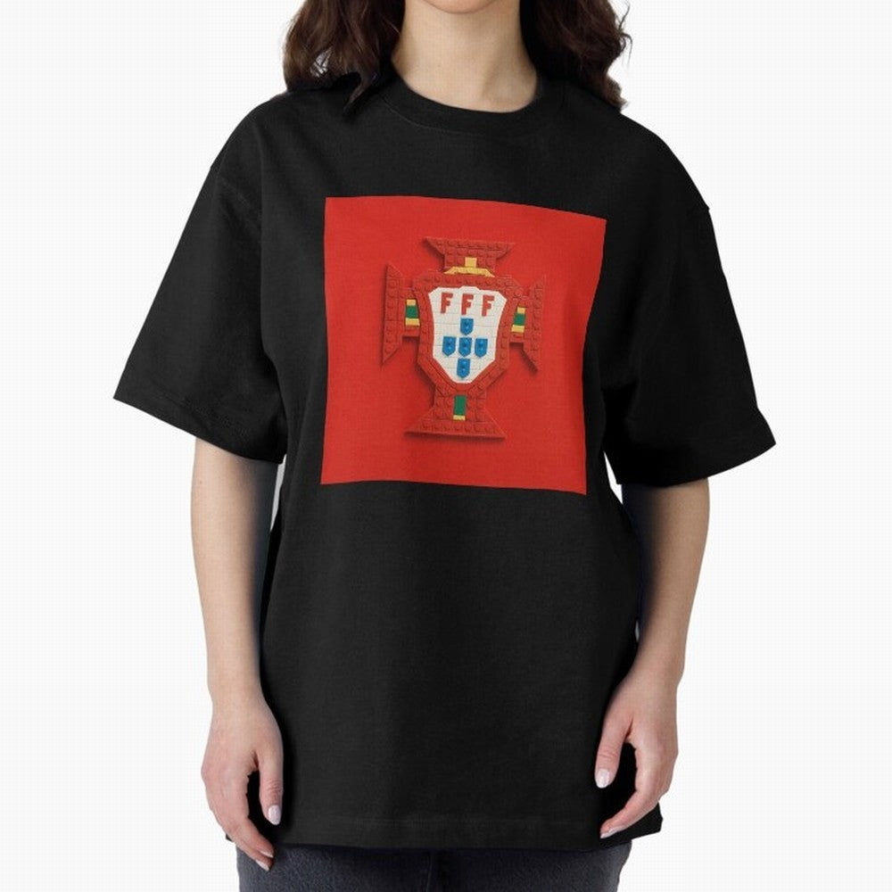 Portugal Blocks Oversized T-Shirt Refresh FIFA World Cup 2026 Group Stage Made for Neymar, England, France and Netherlands Energy, Football History, Final Match Energy, Crowd Noise and Once in a Lifetime Moments; Ideal for Passionate Fans Who Love
