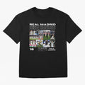 Real Madrid design Oversized T-Shirt Join Supporters Worldwide for the FIFA World Cup 2026 Journey through CR7 Highlights, England Pride, Stadium Chants, National Pride, Trophy Dreams and Unforgettable Football Memories; Made for Die Hard
