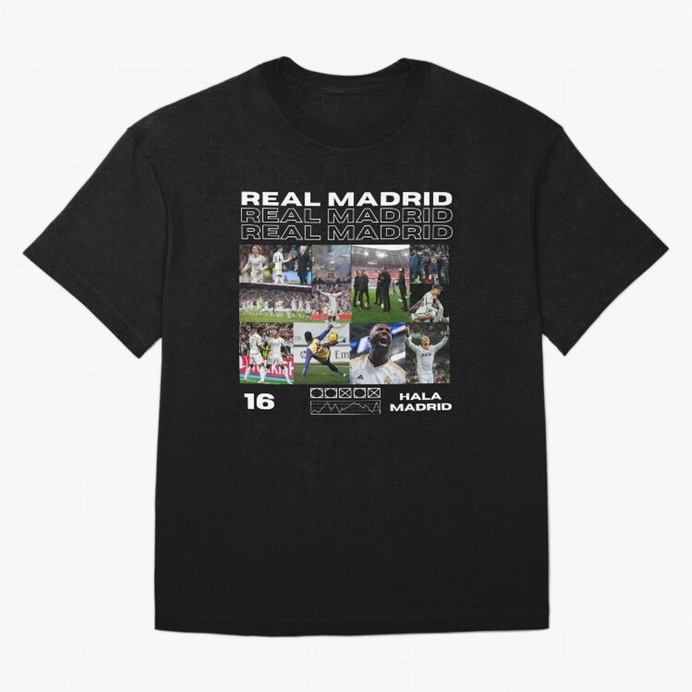Real Madrid design Oversized T-Shirt Join Supporters Worldwide for the FIFA World Cup 2026 Journey through CR7 Highlights, England Pride, Stadium Chants, National Pride, Trophy Dreams and Unforgettable Football Memories; Made for Die Hard