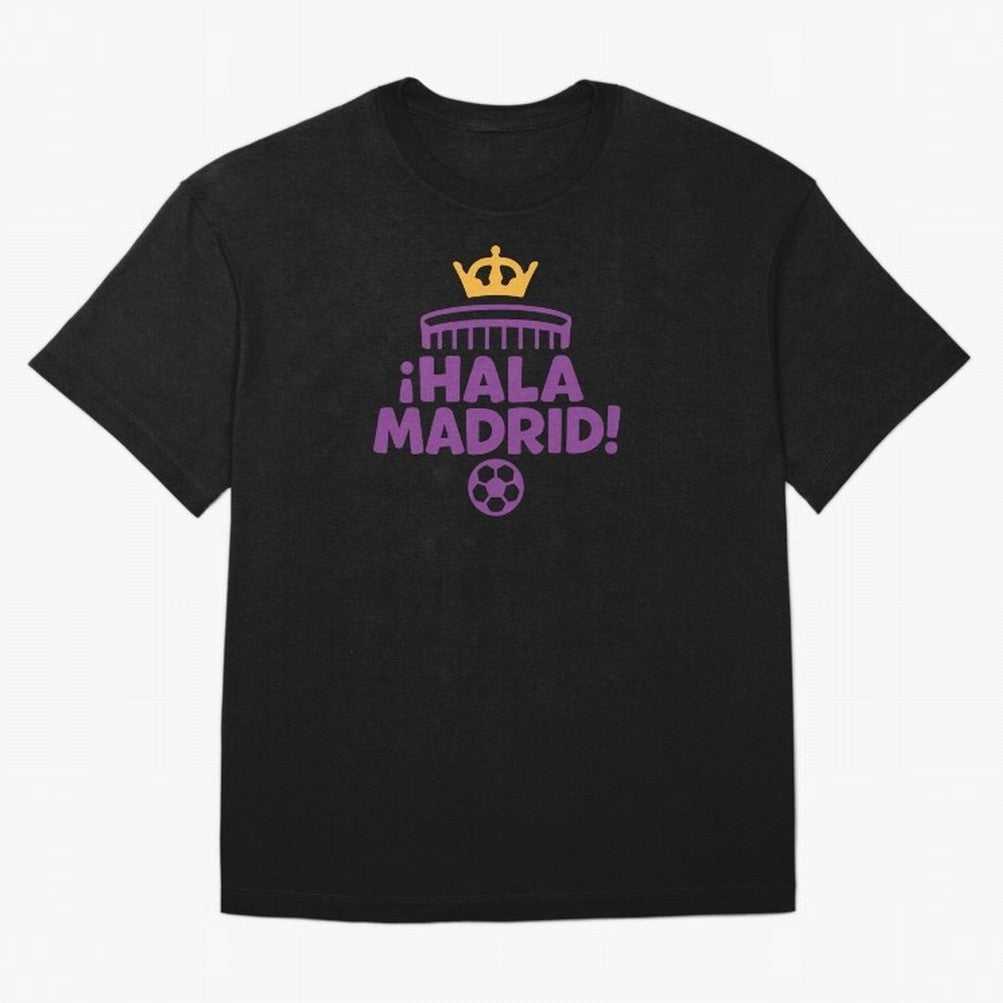 Hala Madrid Oversized T-Shirt Bring Trophy Dreams to FIFA World Cup 2026 Group Stage Spirit, Featuring England, France and Netherlands, CR7 and Messi, Football Passion, Legendary Performances, Festival Vibes and Supporter Community; Ideal for