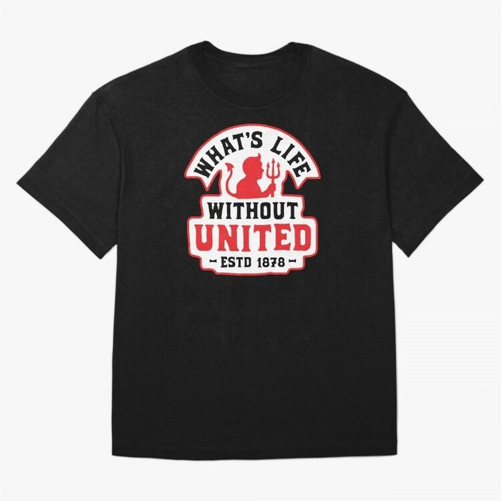 What's Life Without Manchester United Oversized T-Shirt Represent the Passion of Global Football Passion for FIFA World Cup 2026 Group Stage, Driven by Neymar, Haaland and Cristiano Ronaldo, France and Portugal, Fan Favorite Moments, National Team