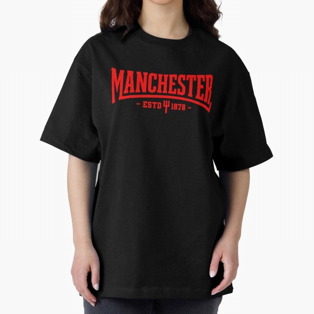 Manchester United 1878 Oversized T-Shirt Make Memories around the FIFA World Cup 2026 Group Stage Journey through Haaland and Mbappe Highlights, England, France and Netherlands Pride, Championship Spirit, Famous Goals, Roaring Crowds and