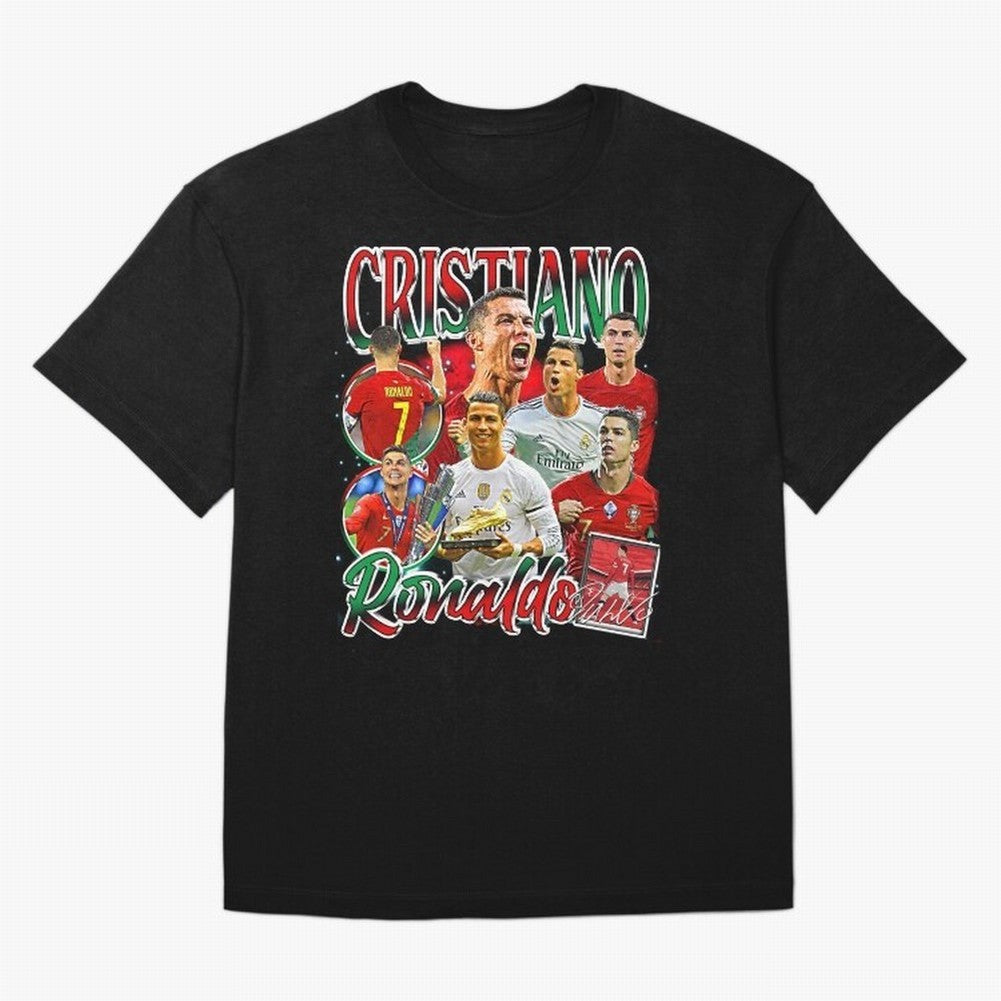 Cristiano Ronaldo Premium Quality Oversized T-Shirt Bring Champion Energy into Global Football Passion for FIFA World Cup 2026 Group Stage, Featuring Cristiano Ronaldo, Haaland and CR7, Spain, Champion Mindset, Group Stage Buzz, Knockout Tension