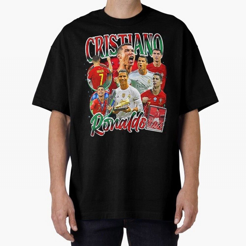 Cristiano Ronaldo Premium Quality Oversized T-Shirt Bring Champion Energy into Global Football Passion for FIFA World Cup 2026 Group Stage, Featuring Cristiano Ronaldo, Haaland and CR7, Spain, Champion Mindset, Group Stage Buzz, Knockout Tension