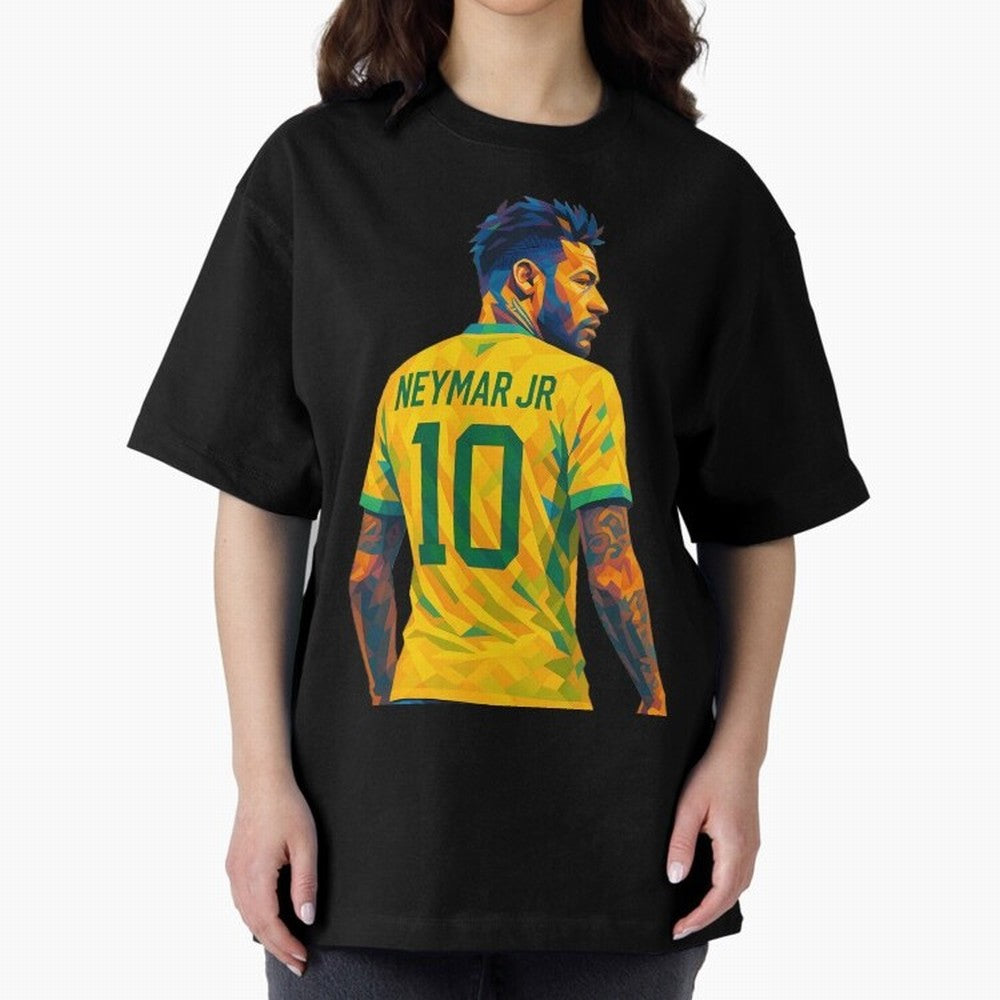 Neymar Jr Oversized T-Shirt Bring Stadium Energy to Global Football Passion for FIFA World Cup 2026 USA Canada Mexico, Made for Messi, Neymar and Mbappe, Netherlands, Goal Celebration Energy, Supporter Heritage, Football Icons and Worldwide