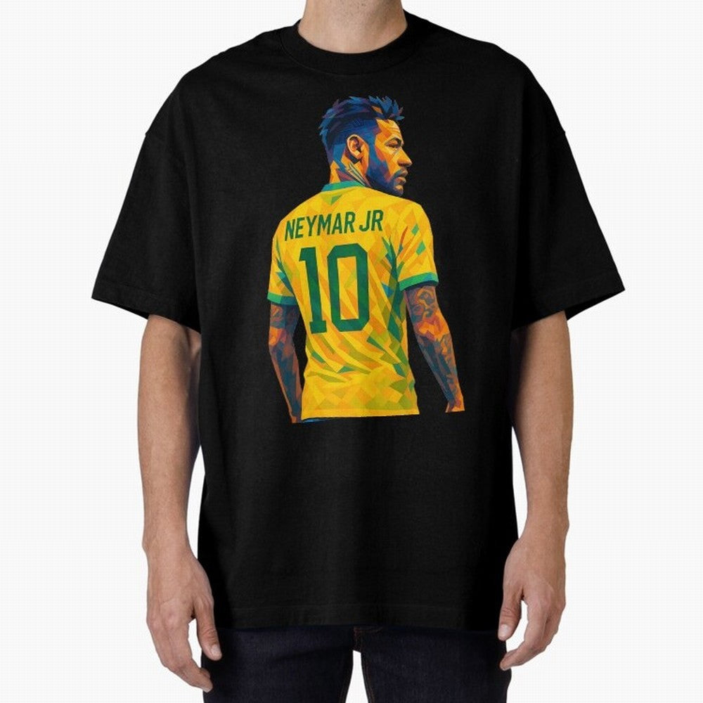 Neymar Jr Oversized T-Shirt Bring Stadium Energy to Global Football Passion for FIFA World Cup 2026 USA Canada Mexico, Made for Messi, Neymar and Mbappe, Netherlands, Goal Celebration Energy, Supporter Heritage, Football Icons and Worldwide