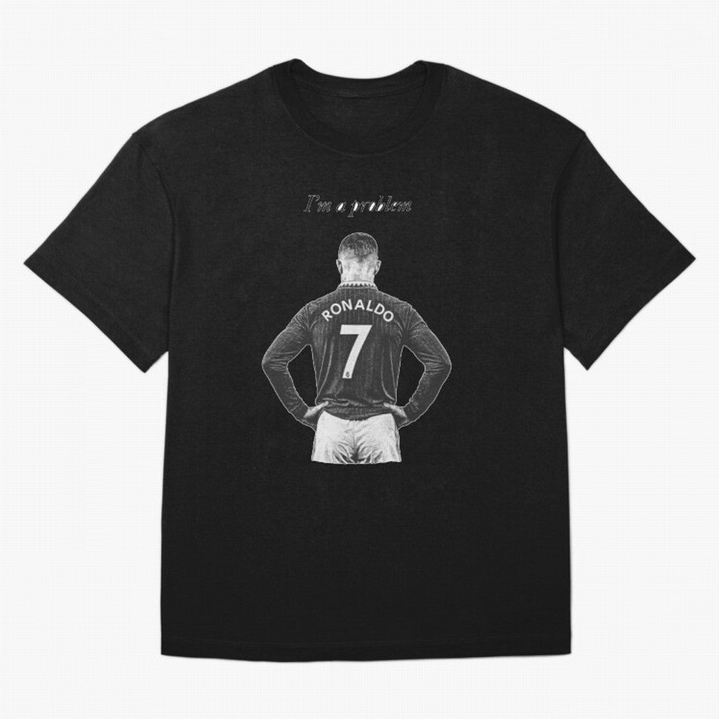 Ronaldo Problem Oversized T-Shirt Share FIFA World Cup 2026 Group Stage Highlighting CR7, Argentina, France and Brazil Energy, Classic Soccer Heritage, Championship Pressure, Fan Loyalty and International Pride; Perfect for People Who Love